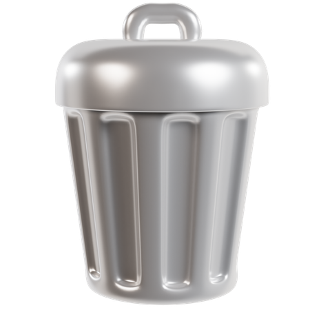 Digital Trash Icon Interface  3D Icon