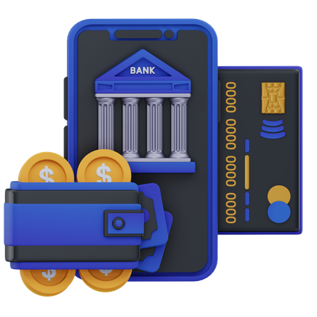 Digital Wallet  3D Icon