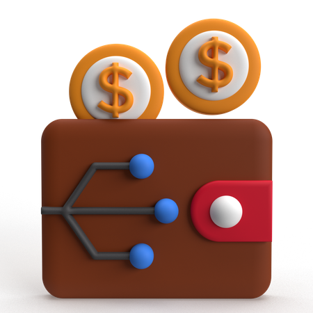 Digital Wallet  3D Icon