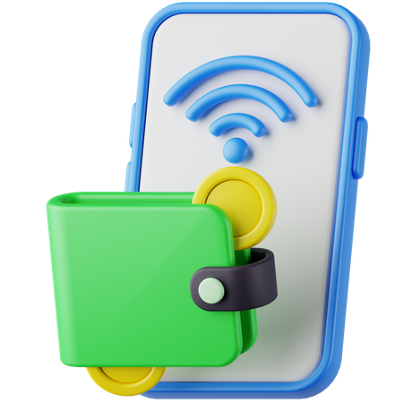 Digital Wallet  3D Icon