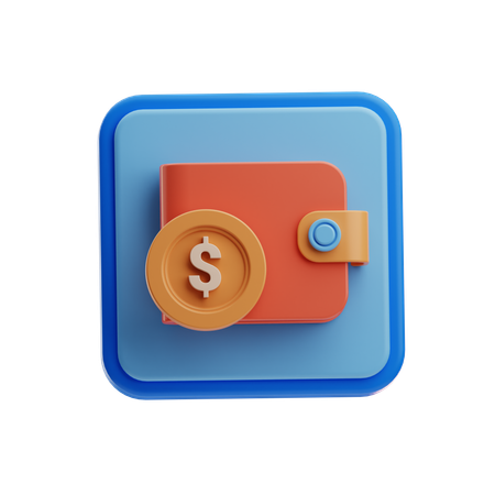 Digital Wallet  3D Icon