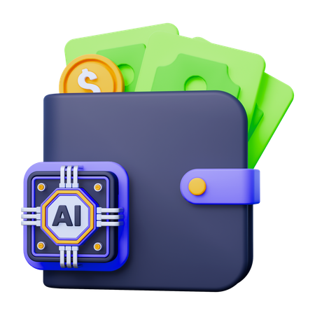 Digital Wallet  3D Icon