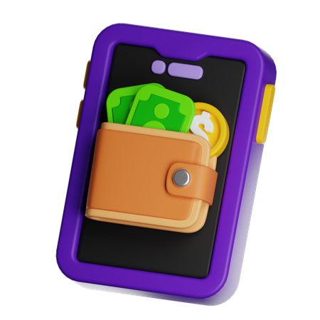 Digital Wallet  3D Icon