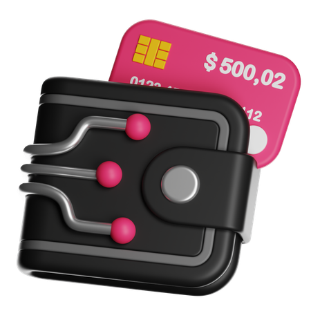 Digital Wallet  3D Icon