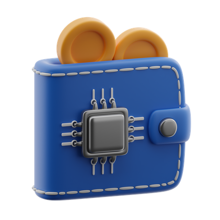 Digital Wallet  3D Icon