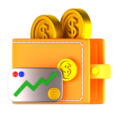 デジタルウォレット  3D Icon