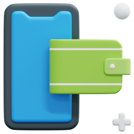 Digital wallet  3D Icon