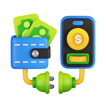 DIgital Wallet  3D Icon