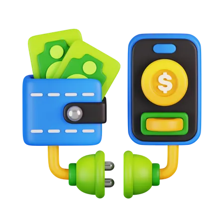 DIgital Wallet  3D Icon