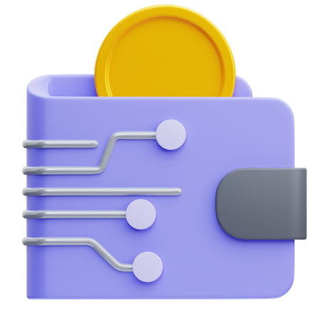 Digital Wallet  3D Icon