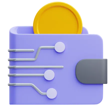 Digital Wallet  3D Icon