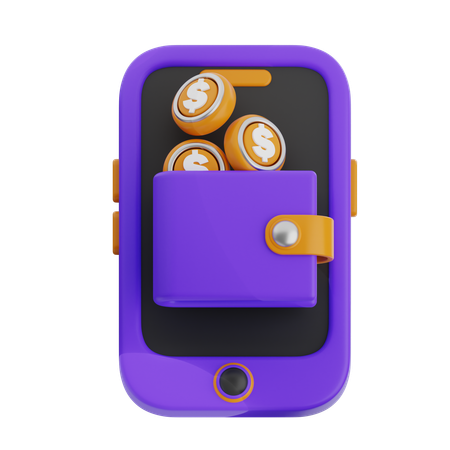 Digital Wallet  3D Icon