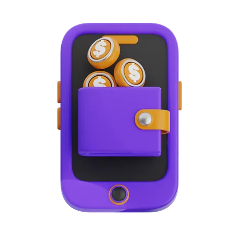 Digital Wallet  3D Icon