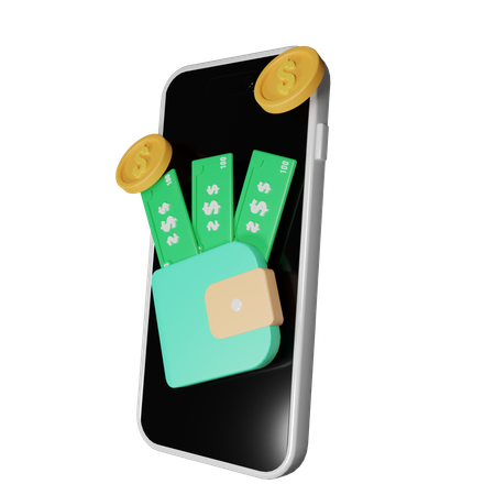 Digital Wallet  3D Icon