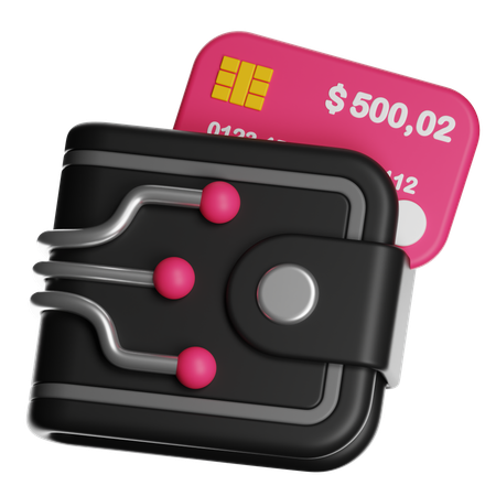 Digital Wallet  3D Icon