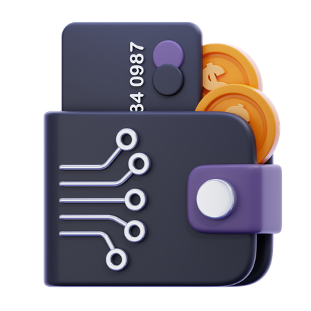 Digital Wallet  3D Icon