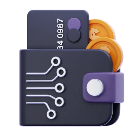 Digital Wallet  3D Icon