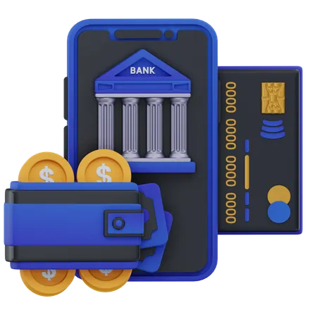 Digital Wallet  3D Icon