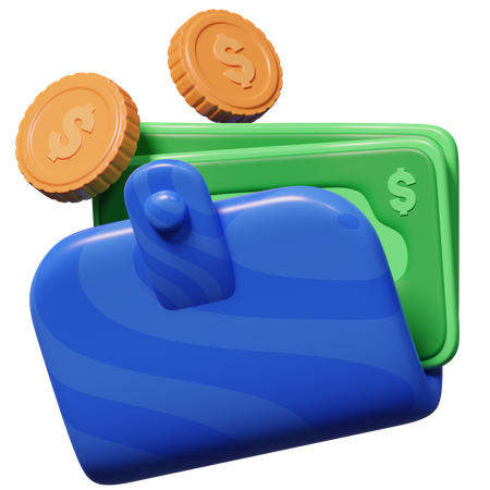 Digital Wallet  3D Icon