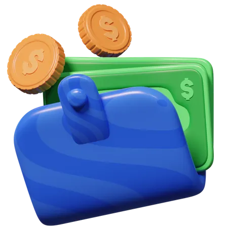 Digital Wallet  3D Icon