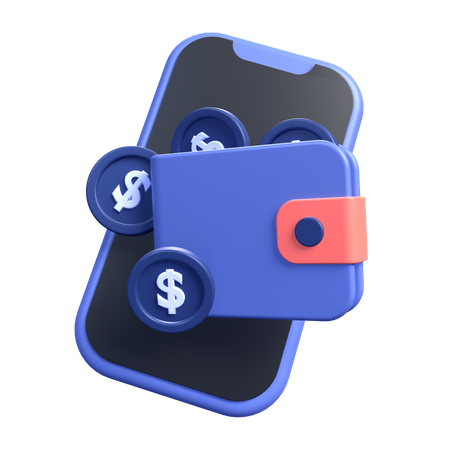 Digital Wallet  3D Icon