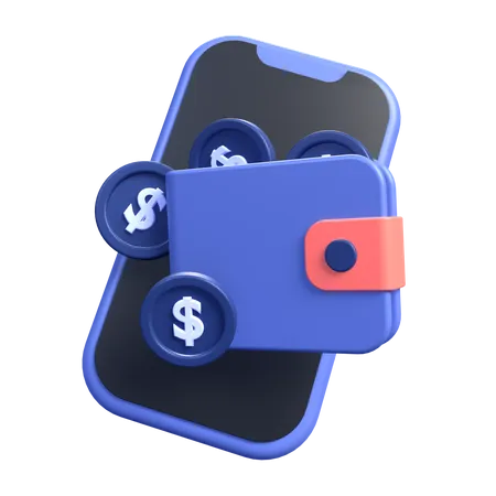 Digital Wallet  3D Icon