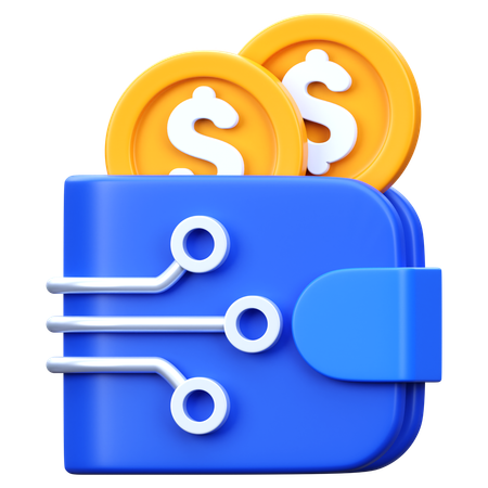 Digital Wallet  3D Icon