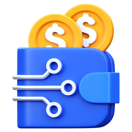 Digital Wallet  3D Icon