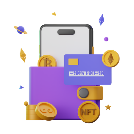 Digital Wallet  3D Icon