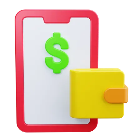 Digital Wallet  3D Icon