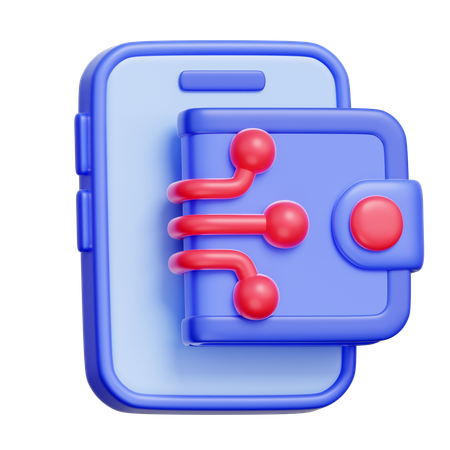 Digital Wallet  3D Icon