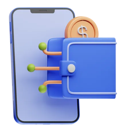 Digital Wallet  3D Icon