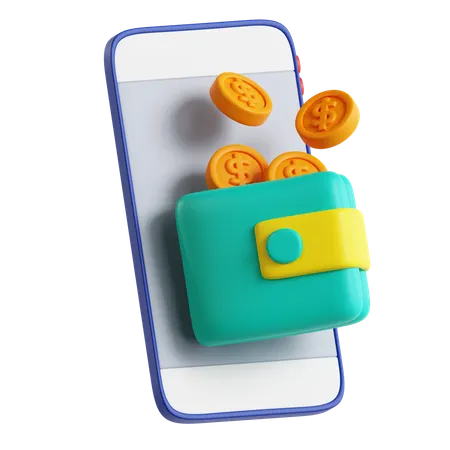 Digital Wallet  3D Icon