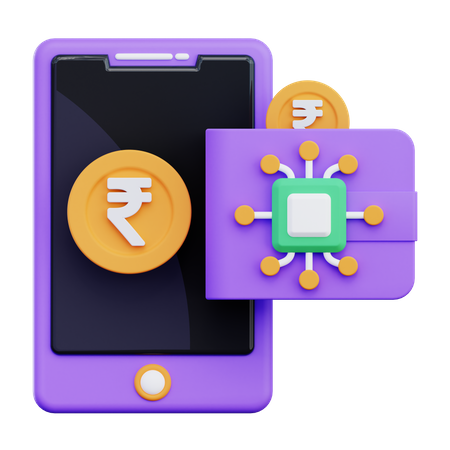 Digital Wallet  3D Icon