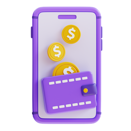 Digital Wallet  3D Icon