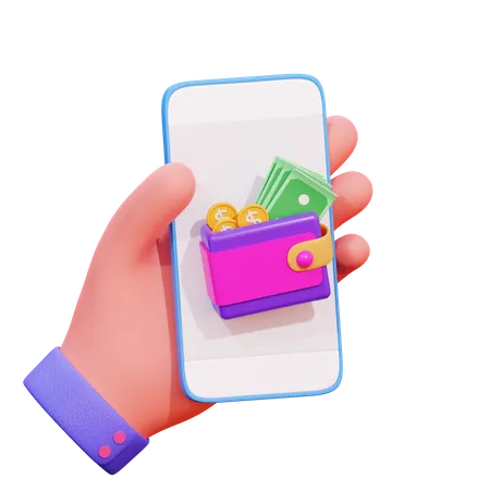 Digital Wallet  3D Icon