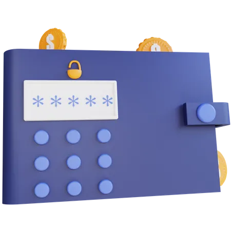 Digital Wallet  3D Icon