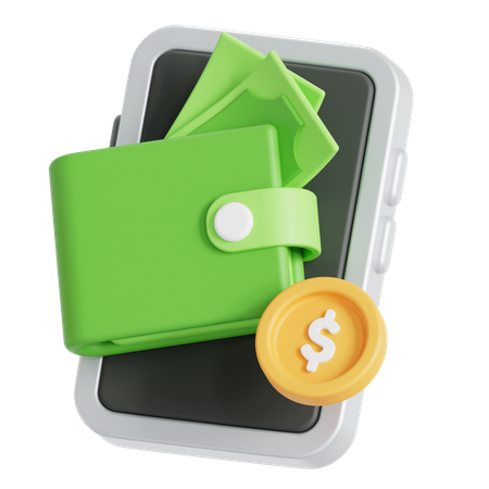 Digital wallet  3D Icon