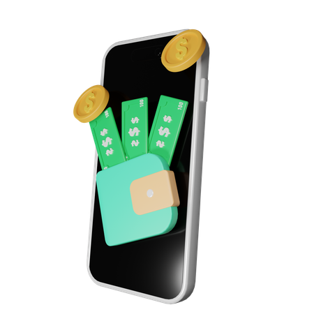 Digital Wallet  3D Icon