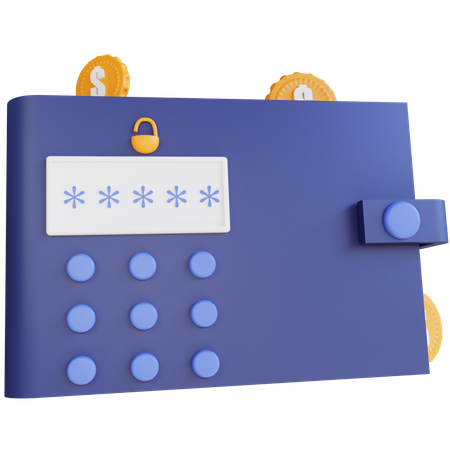 Digital Wallet  3D Icon