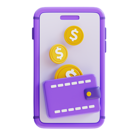 Digital Wallet  3D Icon