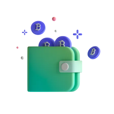 Digital Wallet  3D Illustration