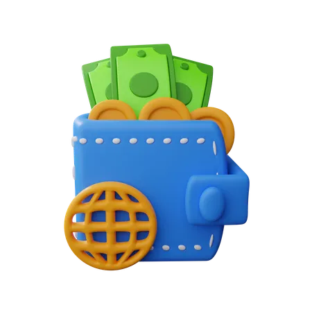 Digital wallets  3D Icon