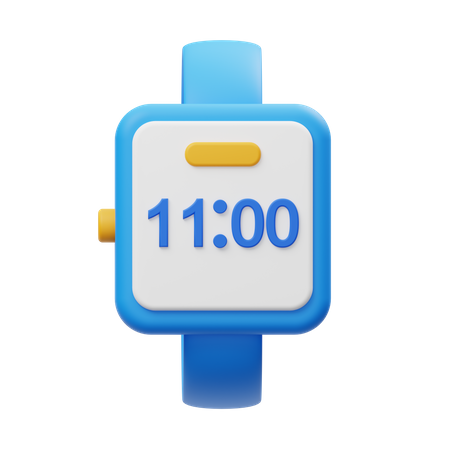 Digital Watch  3D Icon