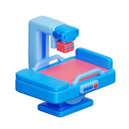 Digital X-ray Machine  3D Icon