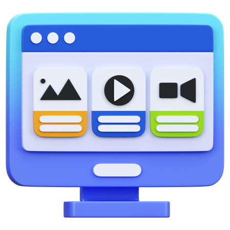 Digitale Vermögenswerte  3D Icon
