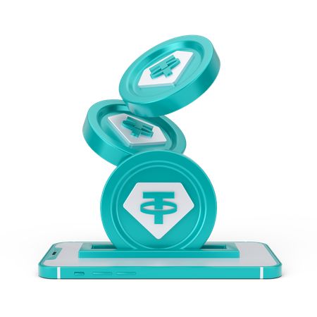 Digitale Währung  3D Icon