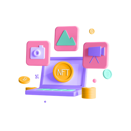 Digitales Asset  3D Icon