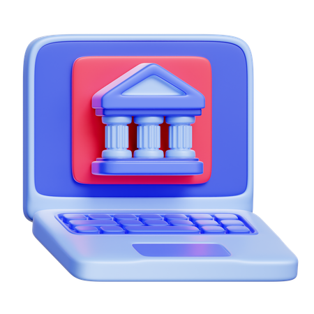 Digitales Banking  3D Icon