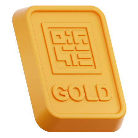 Digitales Goldzertifikat  3D Icon